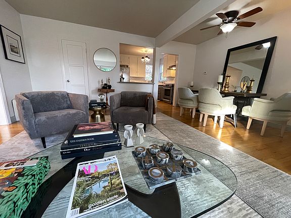 Living Room and Dining Room on the right