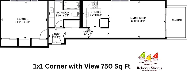 1 Bedroom Corner with View 1 Bedroom Corner with View