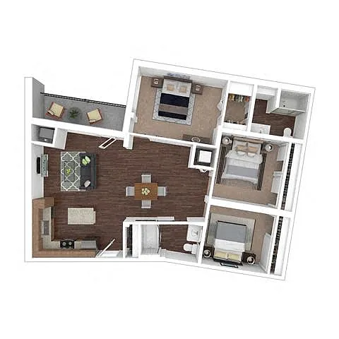 Floor plan 3B