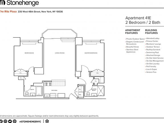 2nd image of 235 W 48th St APT 41F