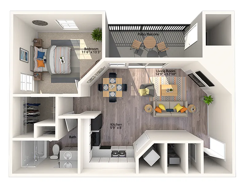 Floor plan The Addison
