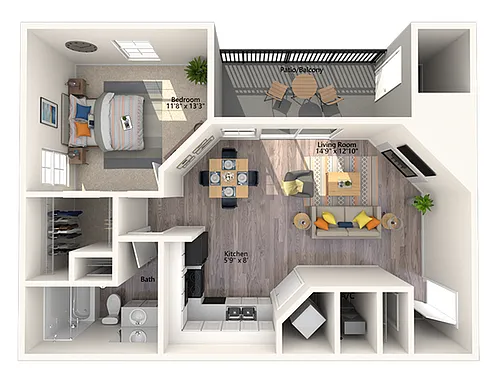 Floor plan The Addison