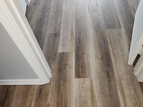 fresh paint and new flooring