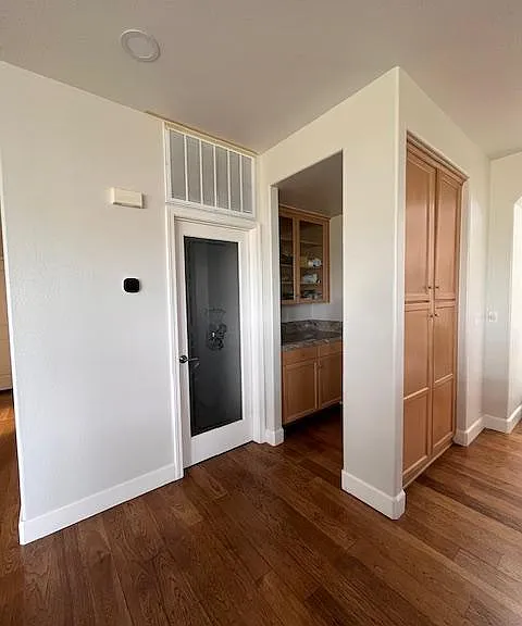Pantry and prep area next to dining room