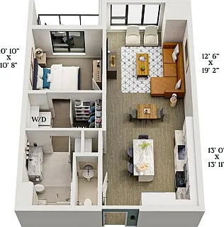 B8 | 1x1.5 | 802 sq ft B8 | 1x1.5 | 802 sq ft