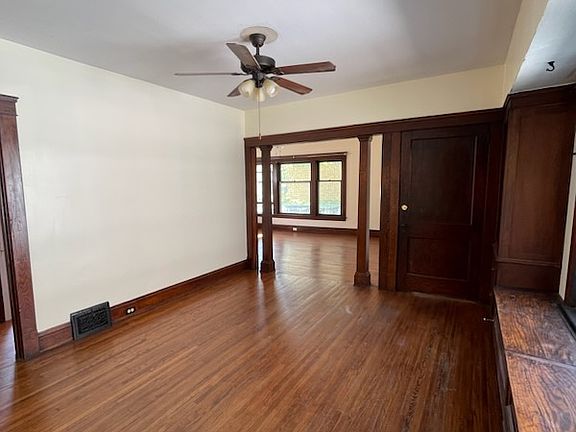 Dining room looking into living room