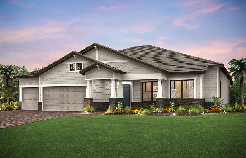 Elevation C3A with front porch