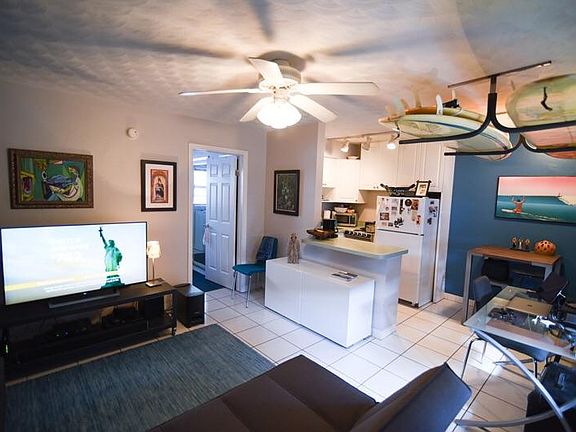 Living Area and Kitchen