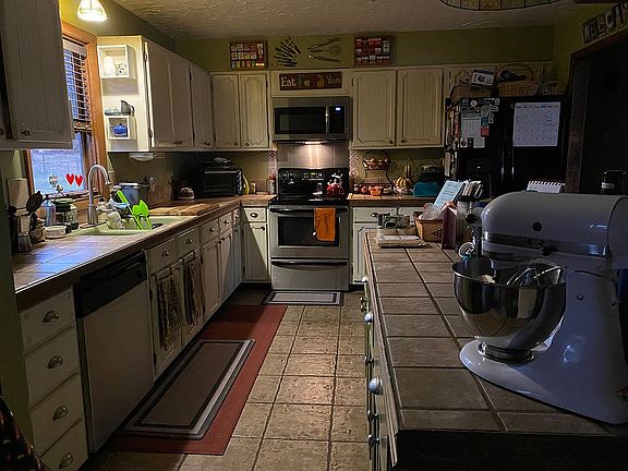 Large kitchen with island