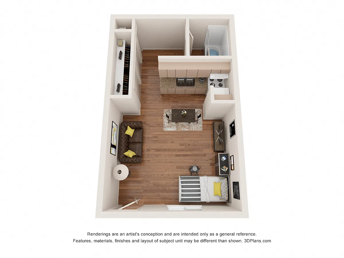 Floor plan Studio