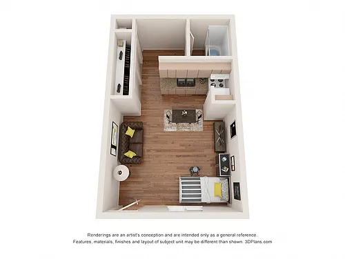Floor plan Studio