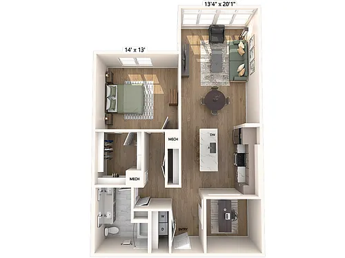 Floor plan A25-D-alt-a-Signature