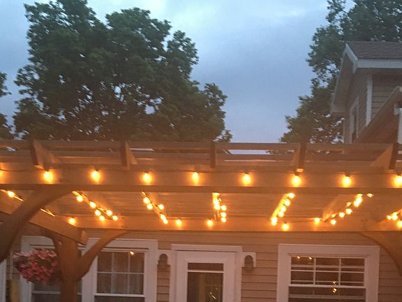 Back yard lights