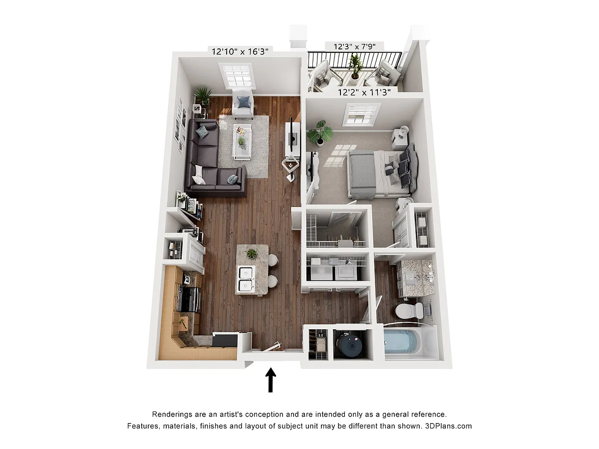 Floor plan Trifecta