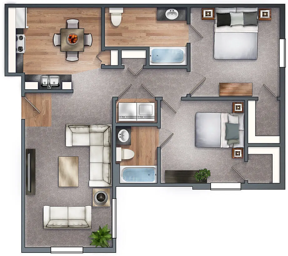 Floor plan The Beresford