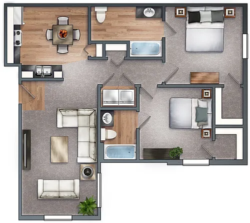 Floor plan The Beresford