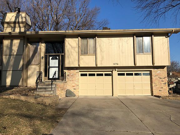 Front of split level house