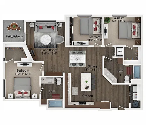 Floor plan C1
