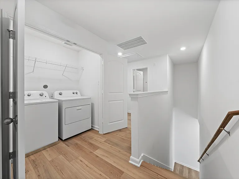 Washer and dryer come included!