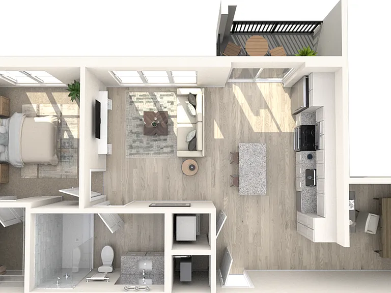 A3.0 | One Bedroom, One Bathroom + Den A3.0 | One Bedroom, One Bathroom + Den