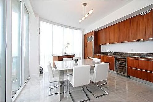 Glass Enclosed Kitchen