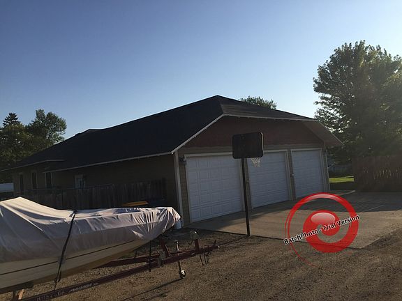 3 car attached garage