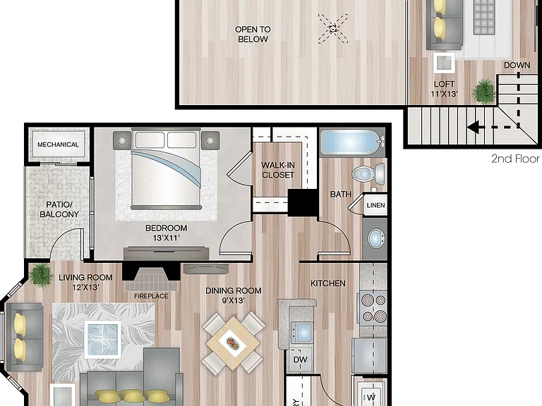 955 Square Feet 955 Square Feet
