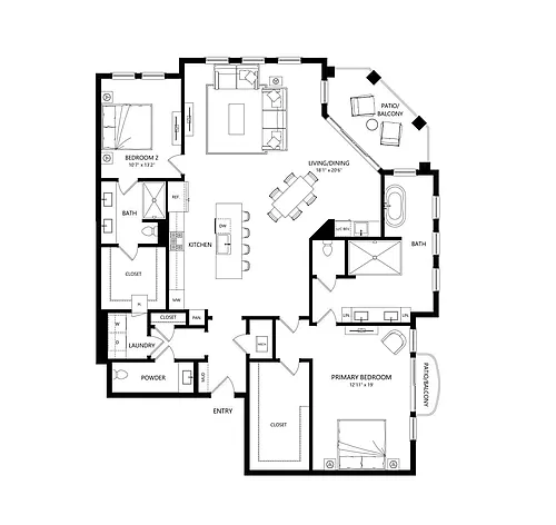 Floor plan B8