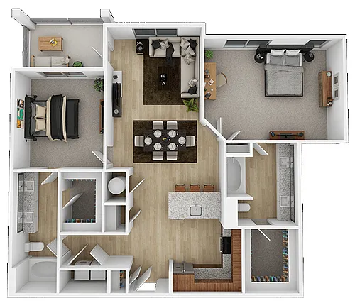 Floor plan B1A