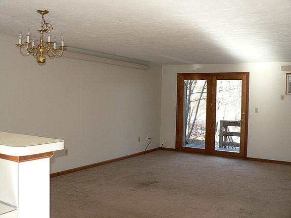 Atrium door from living room to deck