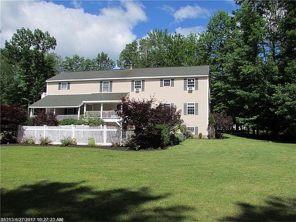 Huge backyard is well cared for.