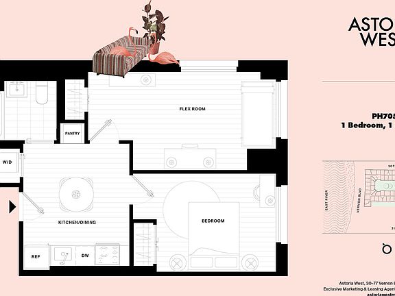 2nd image of 30-77 Vernon Blvd Penthouse 705S