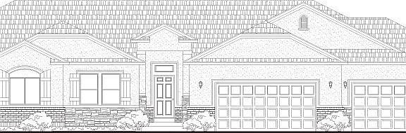 Raleigh Plan - Traditional Elevation