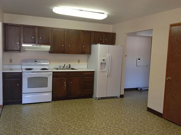 Kitchen. NOTE: This is not a picture of the exact amount. Unit#202 has an installed microwave.