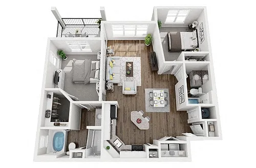 Floor plan Telfair Renovated
