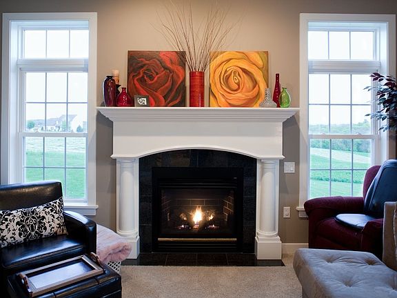 Family Room - gas fire place