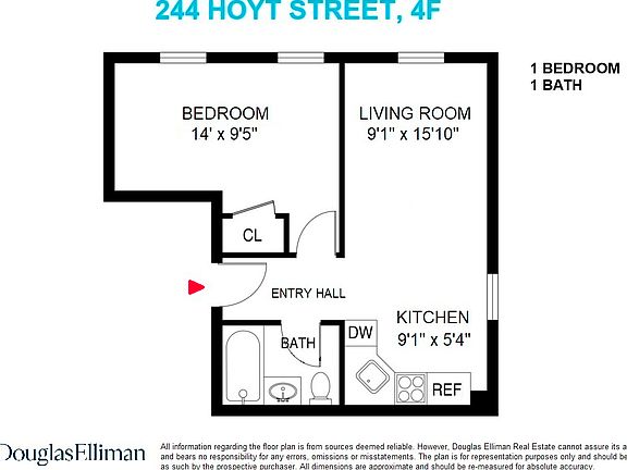 2nd image of 244 Hoyt St APT 4F