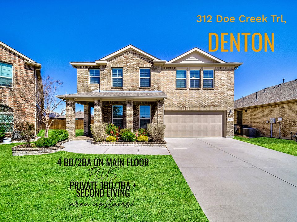 4 bedrooms, 2 full baths on main floor PLUS private bedroom, full bath and second living area upstairs!