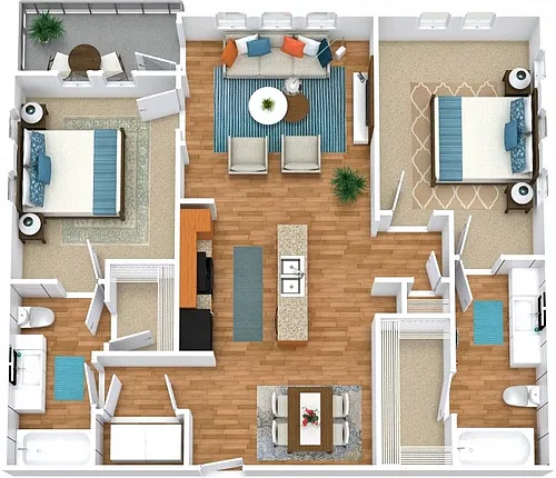 Floor plan B3