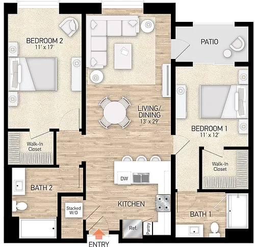 Floor plan Plan 57