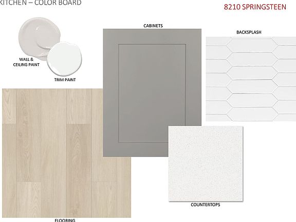 8210 Springsteen Dr Color Board