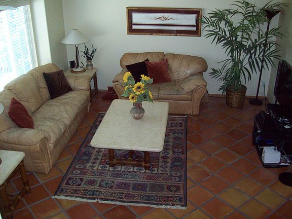 Living Room w/ Saltillo Tile