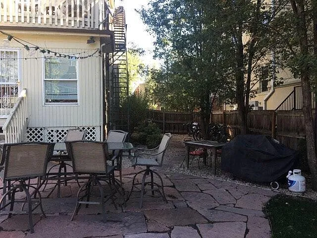 Shared yard and patio