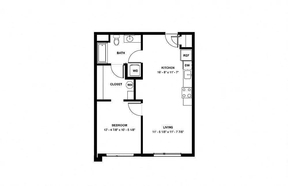 Floor plan 1-1C