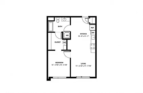 Floor plan 1-1C