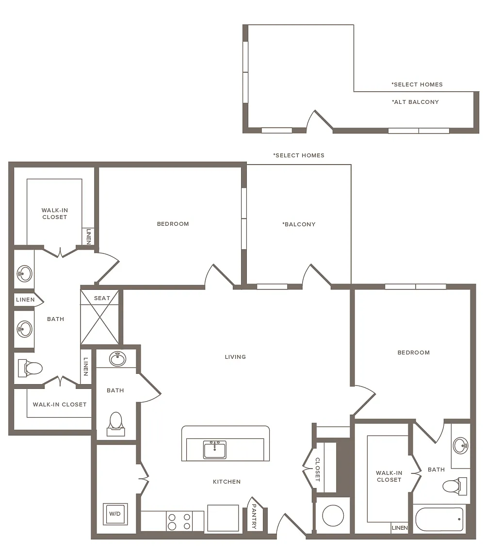 Floor plan B3