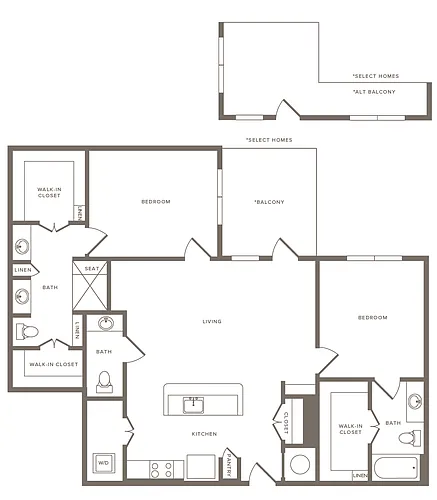 Floor plan B3