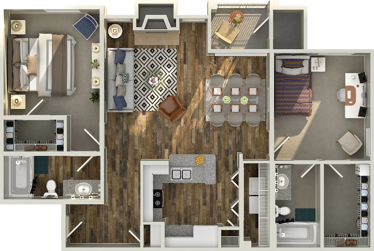 Floor plan 2X2