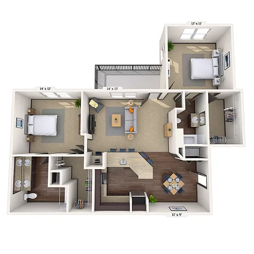 Floor plan Lotus
