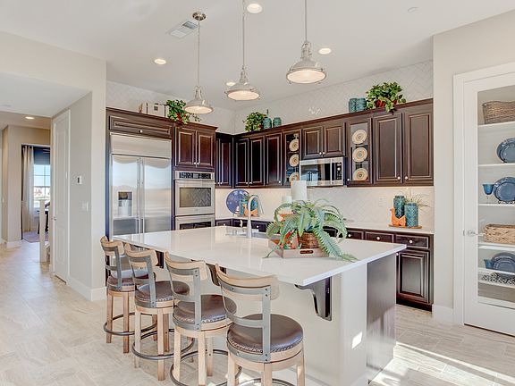 Striking kitchen with island
